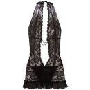 Cotelli Collection Little Lace Dress Black L