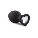 Easy Toys Silicone Buttplug Set with Diamond - Heart