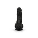 Easy Toys Dildo with balls 12 cm - Black
