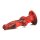 XR Brands Hel-Wolf Stoß- und Vibrations-Dildo Rot Schwarz