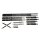 XR Brands Bondage Restraint Set with Belt and Connectors Black
