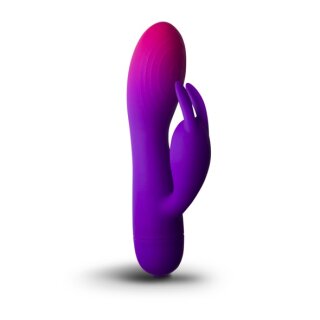 Rocks Off Glo Girl Rabbit Vibrator Silikon Wasserdicht 17,1 cm