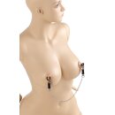 Virgite Nipple Clamps Model 20 Black Silver 2 Pieces