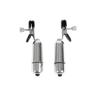 Virgite Nipple Clamps Model 25 Silver 2 Pieces