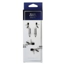 Virgite Nipple Clamps Model 25 Silver 2 Pieces