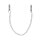 Virgite Nipple Clamps Model 29 Silver 2 Pieces