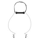 Virgite Nipple Clamps Model 33 Black Silver 2 Pieces