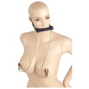 Virgite Nipple Clamps Model 33 Black Silver 2 Pieces