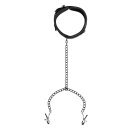 Virgite Nippelklemmen Modell 34 Schwarz 2 Stück