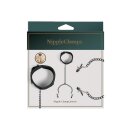 Virgite Nippelklemmen Modell 34 Schwarz 2 Stück