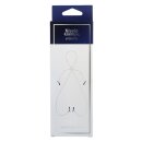 Virgite Nippelklemmen Modell 36 Silber 2 Stück