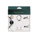 Virgite Nippelklemmen mit Ball Gag Modell 37 Schwarz...
