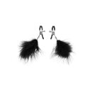Virgite Nipple Clamps Model 38 Black Silver 2 Pieces