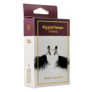 Virgite Nipple Clamps Model 38 Black Silver 2 Pieces