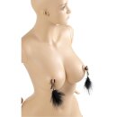 Virgite Nipple Clamps Model 38 Black Silver 2 Pieces