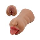 Crazy Bull Sarah Premium zweiseitiger Masturbatur Braun