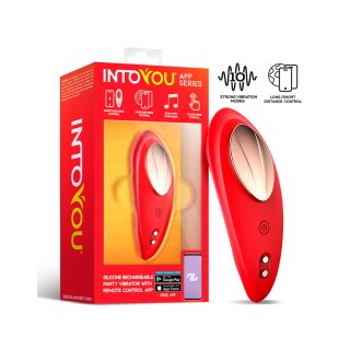 IY Panty Vibrator with App Control Red 8.4 cm