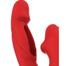 IY Mouty Rabbit-Vibrator mit App-Steuerung Rot 17,2 cm