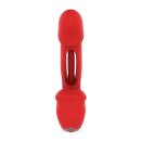 IY Mouty Rabbit-Vibrator mit App-Steuerung Rot 17,2 cm
