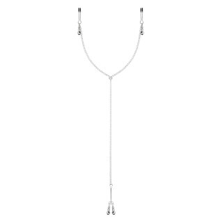 Bedroom Fantasies Nipple and Clitoris Clamps Silver