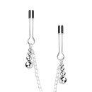 Bedroom Fantasies Nipple and Clitoris Clamps Silver