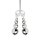 Bedroom Fantasies Nipple and Clitoris Clamps Silver