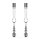 Bedroom Fantasies Nipple Clamps Silver