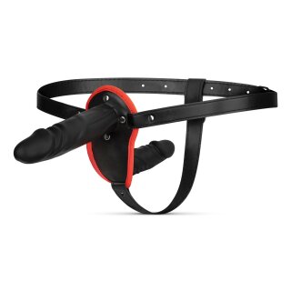 Easy Toys Fetish Collection - Double Dildo Strap-On Set - Black