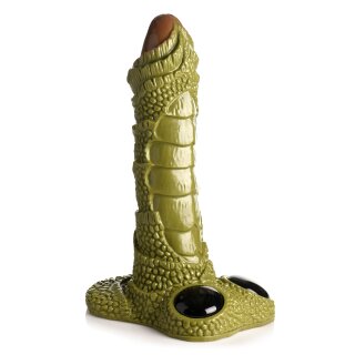 XR Brands giant swamp monster dildo green 88.9 cm