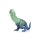 XR Brands Jurassic Dinosaur Dildo Green Blue
