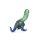 XR Brands Jurassic Dinosaur Dildo Green Blue
