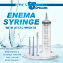 XR Brands Clean Stream Enema Syringe with Attachments 150 ml
