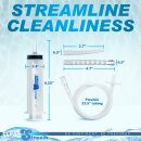 XR Brands Clean Stream Enema Syringe with Attachments 150 ml