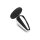 XR Brands Metall & Silikon Analplug Silber mit SLUT Basis