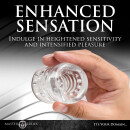 XR Brands Transparent TPE Ball Stretcher