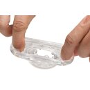 XR Brands Transparent TPE Ball Stretcher