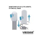 VIBEGGS - Twisty Tongues - Vibrating Masturbation Sleeve - White