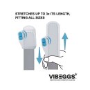 VIBEGGS - Candy Curves - Vibrating Masturbation Sleeve - White