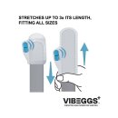 VIBEGGS - Blow Misty - Vibrating Masturbation Sleeve - White