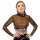 LateX Transparent Crop Top with Metal Ring S