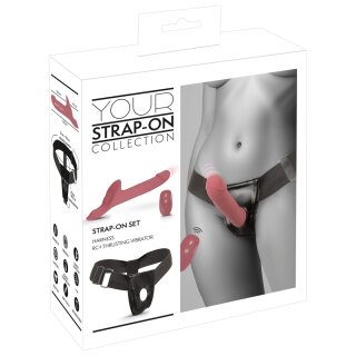 You2Toys Strap-On Vibrator Pink
