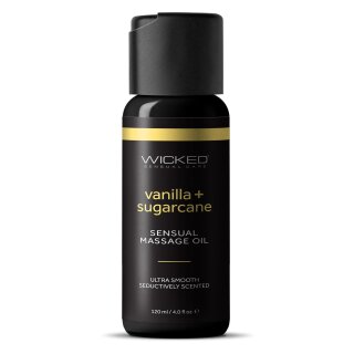 WICKED Sensual Massage Oil Vanilla Sugarcane 120ml