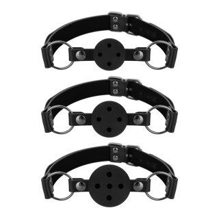 Bedroom Fantasies Set of 3 Ball Gags Black
