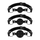 Bedroom Fantasies Set of 3 Ball Gags Black