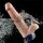 Lovetoy 9" REAL SOFTEE Rechargeable Vibrating Dildo (Flesh)