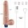Lovetoy 9" REAL SOFTEE Rechargeable Vibrating Dildo (Flesh)