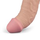 Lovetoy 9.5" REAL SOFTEE Rechargeable Vibrating Dildo (Flesh)