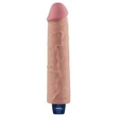 Lovetoy 9.5" REAL SOFTEE Rechargeable Vibrating Dildo (Flesh)