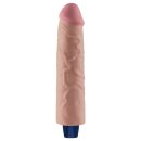 Lovetoy 9.5" REAL SOFTEE Rechargeable Vibrating Dildo (Flesh)