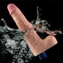 Lovetoy 10" REAL SOFTEE Rechargeable Vibrating Dildo (Flesh)